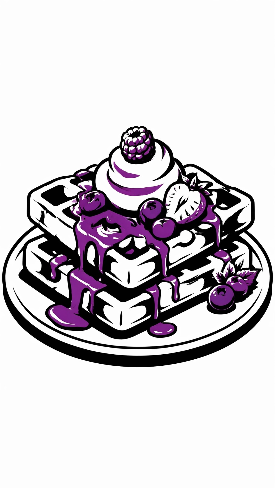 Вафли с топпингами